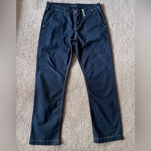 Robert Graham Classic Yates 5-Pocket Dark Navy Pants Sz 33